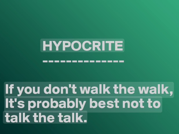 Hypocrisy in the Realm of&nbsp;Christianity